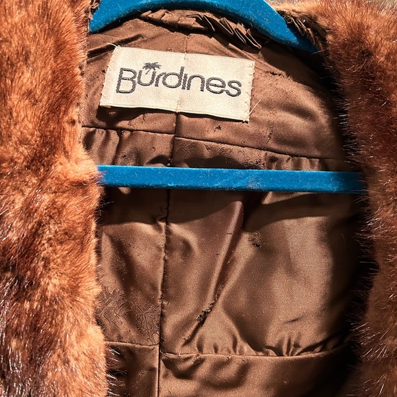 Burdines Mink Fur Stole Wrap - Picture 3 of 11